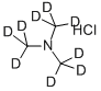 三甲基-D9-胺 盐酸盐 结构式