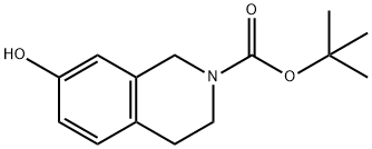 叔丁基 7-羟基-3,4-二氢异喹啉-2(1H)-甲酸酯 结构式