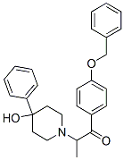 1-(4-BENZYLOXYPHENYL)-2-(4-HYDROXY-4-PHENYL-1-PIPERIDYL)PROPAN-1-ONE 结构式