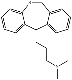 6,11-Dihydro-N,N-dimethyldibenzo[b,e]thiepin-11-(1-propanamine) 结构式