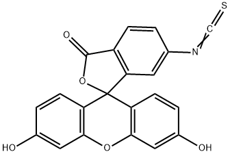 6-异硫氰酸荧光素 结构式