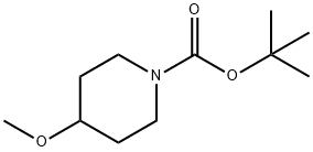 4-甲氧基-1-哌啶羧酸叔丁酯 结构式