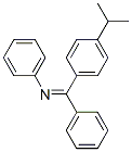 N-[[4-(1-Methylethyl)phenyl]phenylmethylene]benzenamine 结构式