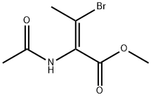 METHYL-(2E)-2-ACETYLAMINO-3-BROMO-2-BUTENOATE 结构式