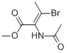 METHYL-(2Z)-2-ACETYLAMINO-3-BROMO-2-BUTENOATE 结构式