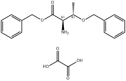 O-苄基-D-苏氨酸苄酯草酸盐 结构式