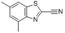 2-Benzothiazolecarbonitrile,4,6-dimethyl-(9CI) 结构式