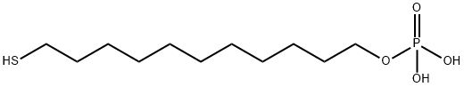 11-巯基十一烷基磷酸 结构式