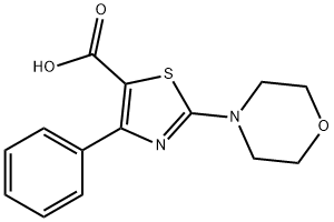 2-Morpholin-4-yl-4-phenyl-thiazole-5-carboxylic	acid