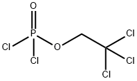 2,2,2-三氯乙酯二氯磷酸 结构式