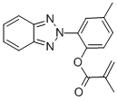 2-(2'-METHACRYLOXY-5'-METHYLPHENYL)BENZOTRIAZOLE 结构式
