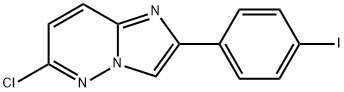 6-CHLORO-2-(4-IODOPHENYL)-IMIDAZO[1,2-B]PYRIDAZINE 结构式