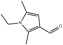 1-乙基-3,5-二甲基-1H-吡咯-3-甲醛 结构式