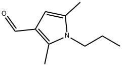 2,5-DIMETHYL-1-PROPYL-1H-PYRROLE-3-CARBALDEHYDE 结构式