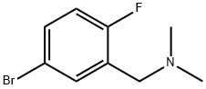 1-(5-溴-2-氟苯基)-N,N-二甲基甲胺 结构式