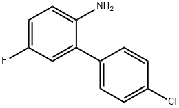 2-(4-氯苯基)-4-氟苯胺 结构式