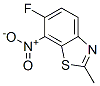 Benzothiazole, 6-fluoro-2-methyl-7-nitro- (9CI) 结构式