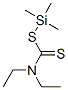 Diethyldithiocarbamic acid trimethylsilyl ester 结构式