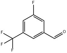 3-氟-5-(三氟甲基)苯甲醛 结构式
