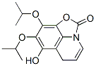 2H,6H-Oxazolo[5,4,3-ij]quinolin-2-one,  7-hydroxy-8,9-bis(1-methylethoxy)- 结构式