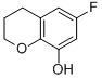 6-FLUOROCHROMAN-8-OL 结构式