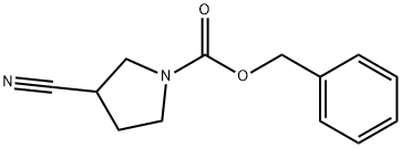 1-N-CBZ-3-氰基吡咯烷 结构式