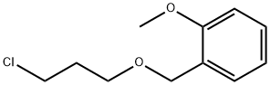 3-(2-METHOXYBENZYLOXY) PROPYL CHLORIDE 结构式