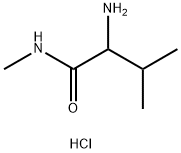 2-氨基-N,3-二甲基丁酰胺盐酸盐 结构式