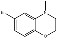 6 - 溴-4 - 甲基-3,4 - 二氢-2H-苯并[1,4]恶嗪 结构式