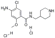 BenzaMide, 4-aMino-5-chloro-2-Methoxy-N-(4-piperidinylMethyl)-, dihydrochloride 结构式