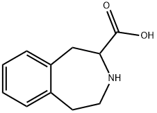 1H-3-Benzazepine-2-carboxylic acid, 2,3,4,5-tetrahydro- 结构式