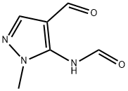 Formamide, N-(4-formyl-1-methyl-1H-pyrazol-5-yl)- (9CI) 结构式
