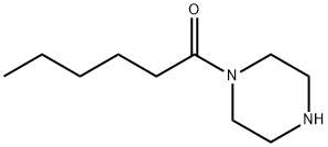 1-(1-PIPERAZINYL)-1-HEXANONE 结构式