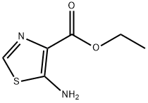 5-氨基噻唑-4-甲酸乙酯 结构式