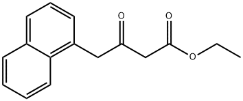 4-萘-1-基-3-氧代丁酸乙酯 结构式