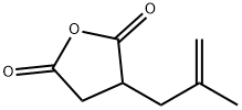 (2-甲基-2-丙烯-1-基)琥珀酸酐 结构式