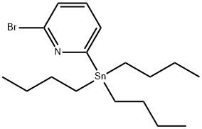 2-BROMO-6-(TRIBUTYLSTANNYL)PYRIDINE 结构式