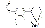 2,9-Phenanthrenediol, 4b,5,6,7,8,8a,9,10-octahydro-4b,8,8-trimethyl-1-(1-methylethyl)-, 2-acetate, (4bS,8aS,9S)- 结构式