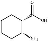 (1S,2R)-2-氨基环己烷-1-羧酸 结构式