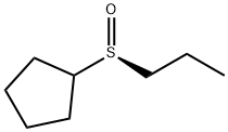 Cyclopentane, (propylsulfinyl)-, (S)- (9CI) 结构式