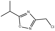 3-(氯甲基)-5-异丙基-1,2,4-恶二唑 结构式