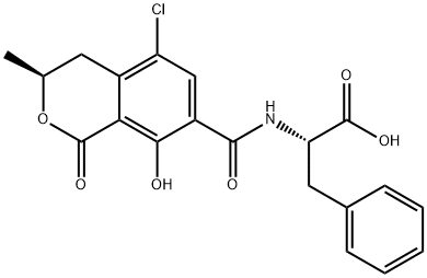 3-epi-Ochratoxin A 结构式