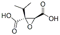 2,3-Oxiranedicarboxylicacid,2-(1-methylethyl)-,trans-(9CI) 结构式