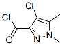 1H-Pyrazole-3-carbonyl chloride, 4-chloro-1,5-dimethyl- (9CI) 结构式