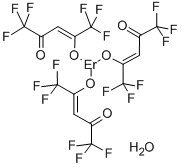 铒(III)六氟水合物 结构式