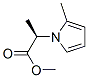 1H-Pyrrole-1-aceticacid,alpha,2-dimethyl-,methylester,(R)-(9CI) 结构式