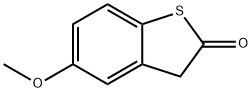 5-Methoxy-3H-benzo[b]thiophen-2-one 结构式