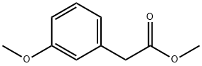 3-甲氧基苯乙酸甲酯 结构式