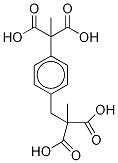 2-[4-(1,1-Dicarboethoxy)benzyl]-2-methyl Malonic Acid 结构式