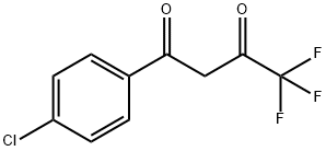 1-(4-氯苯基)-4,4,4-三氟丁烷-1,3-二酮 结构式